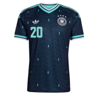 Camiseta Alemania Serge Gnabry #20 Segunda Equipación Replica Mundial 2026 mangas cortas